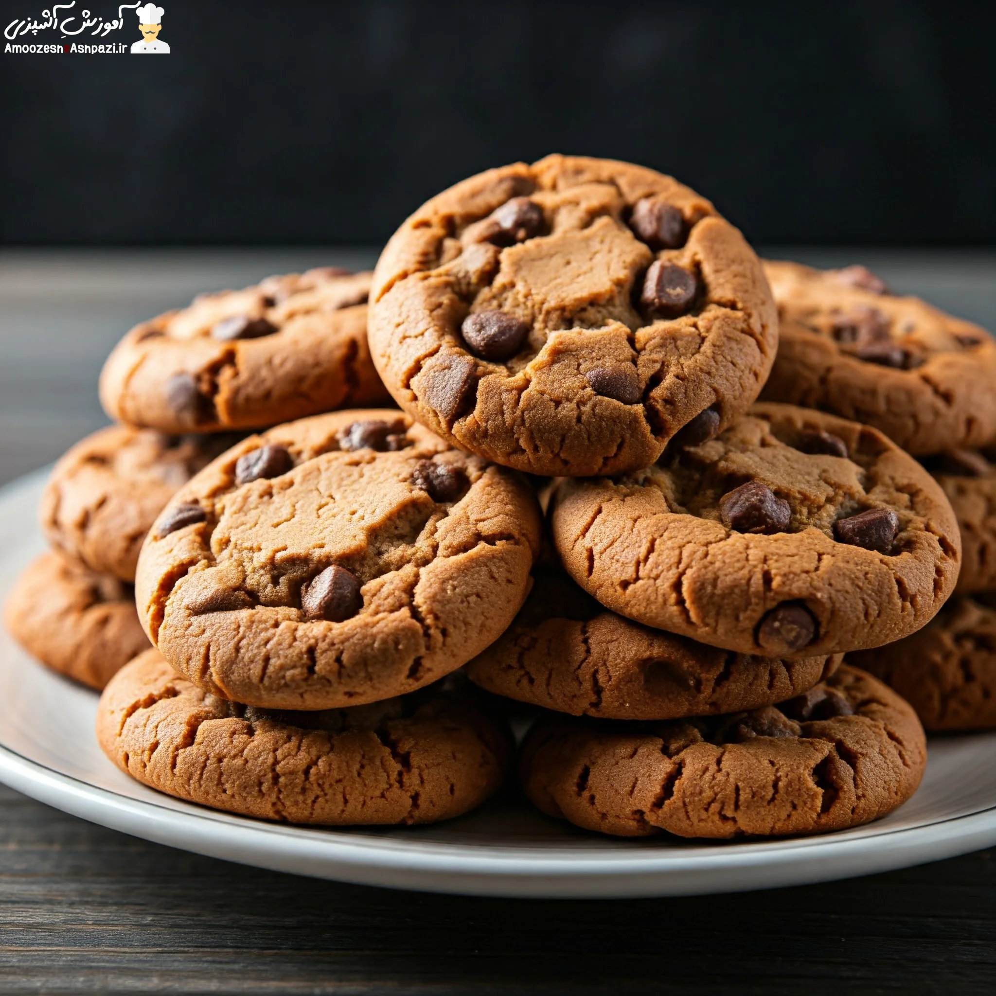 طرز تهیه کوکی های دبل چاکلت