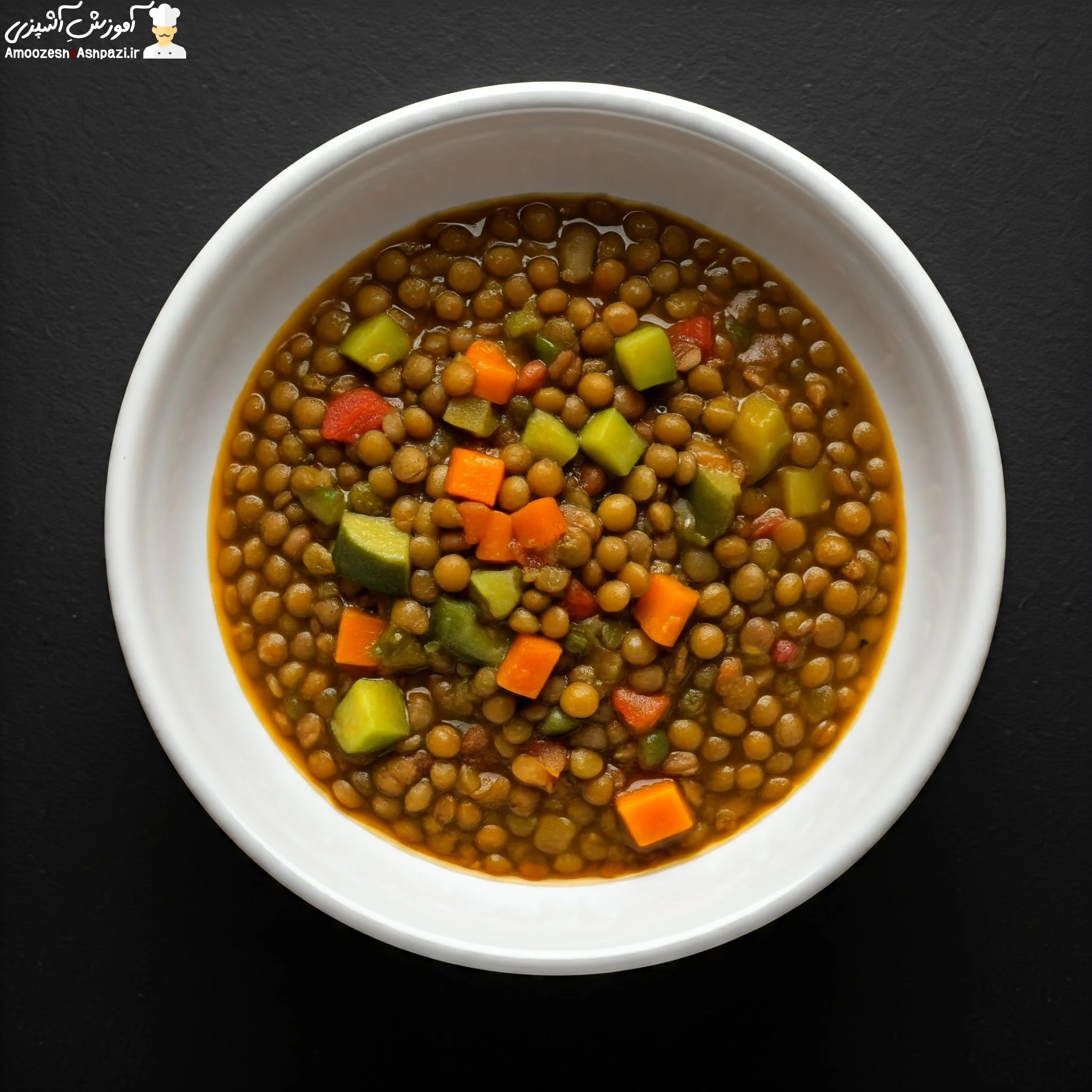 طرز تهیه سوپ عدس و سبزیجات