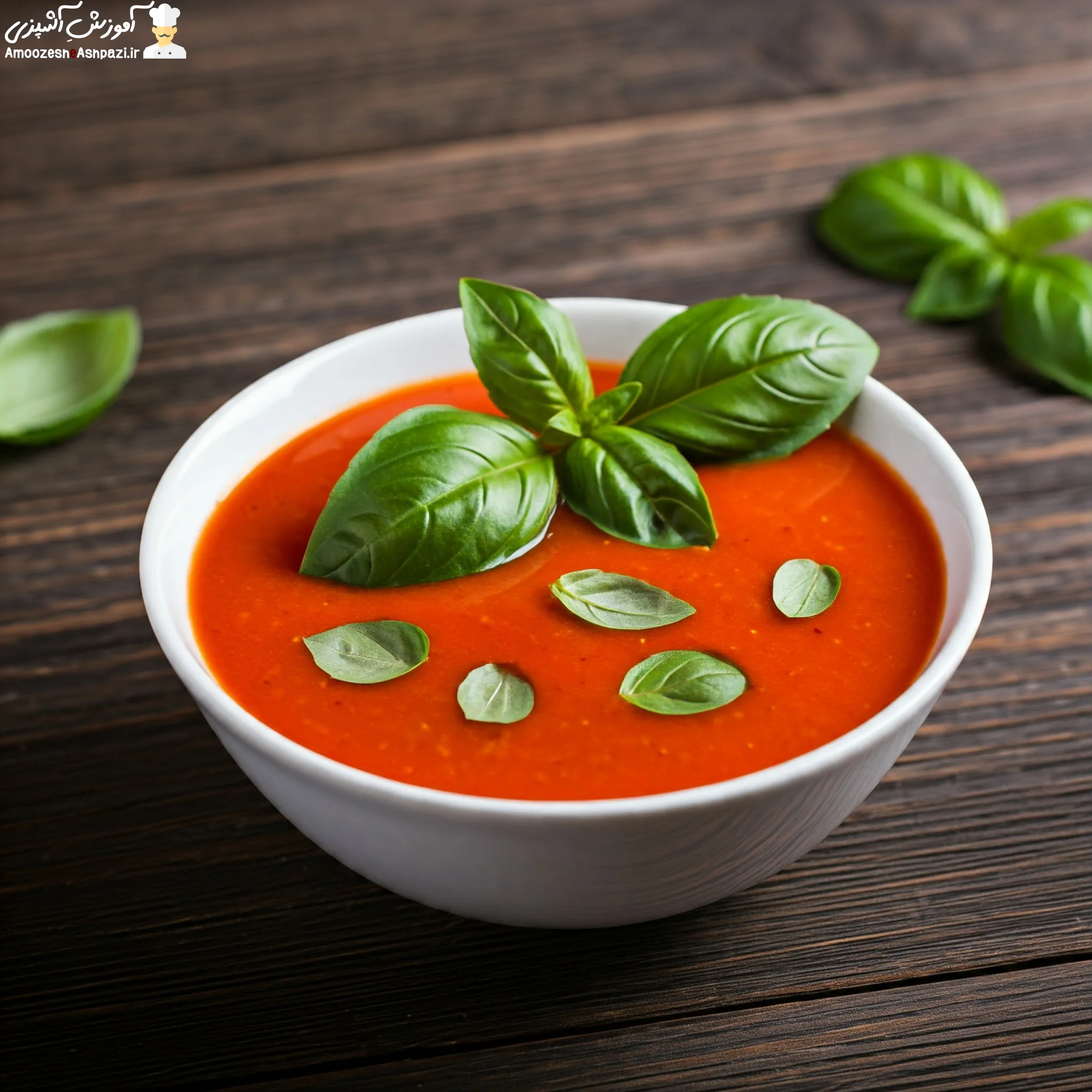 چطور سوپ گوجه فرنگی و ریحان درست کنیم