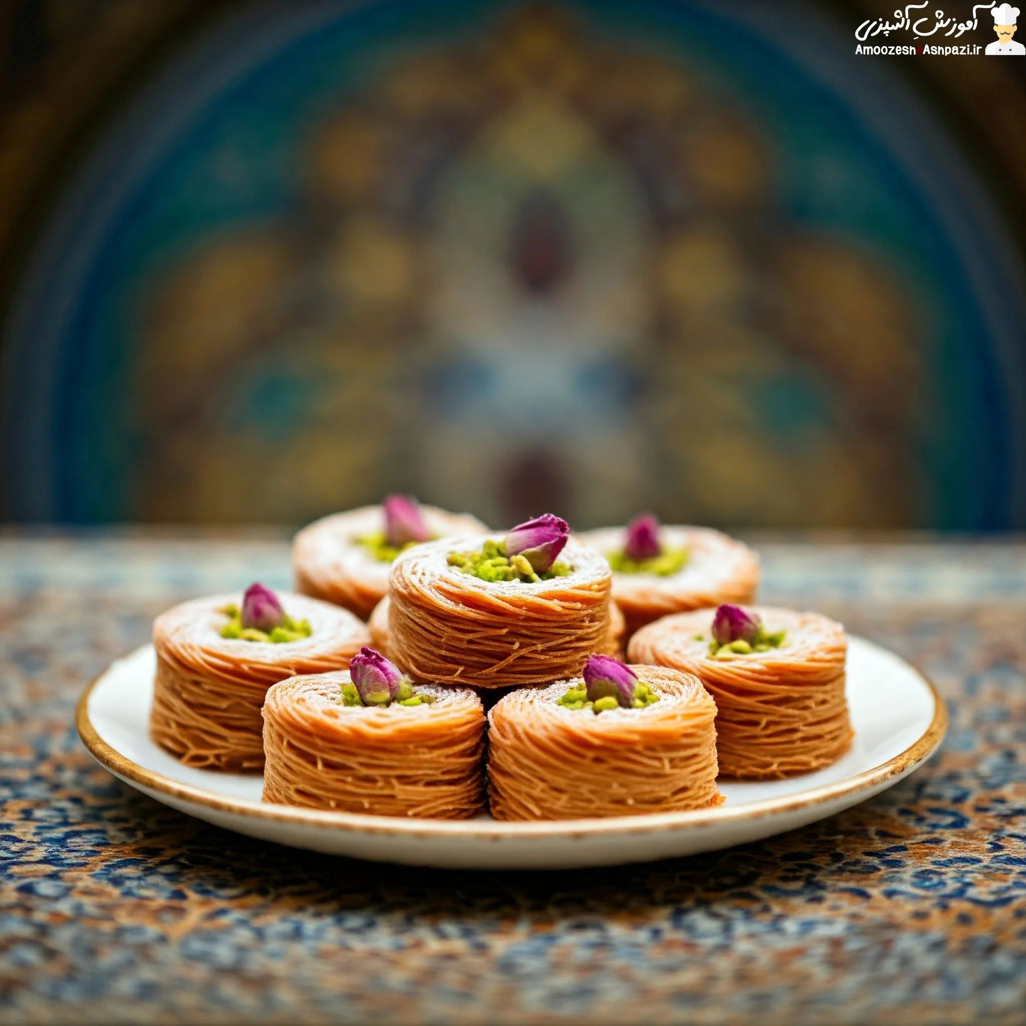 روش پخت شیرینی زبان با خمیر یوفکا