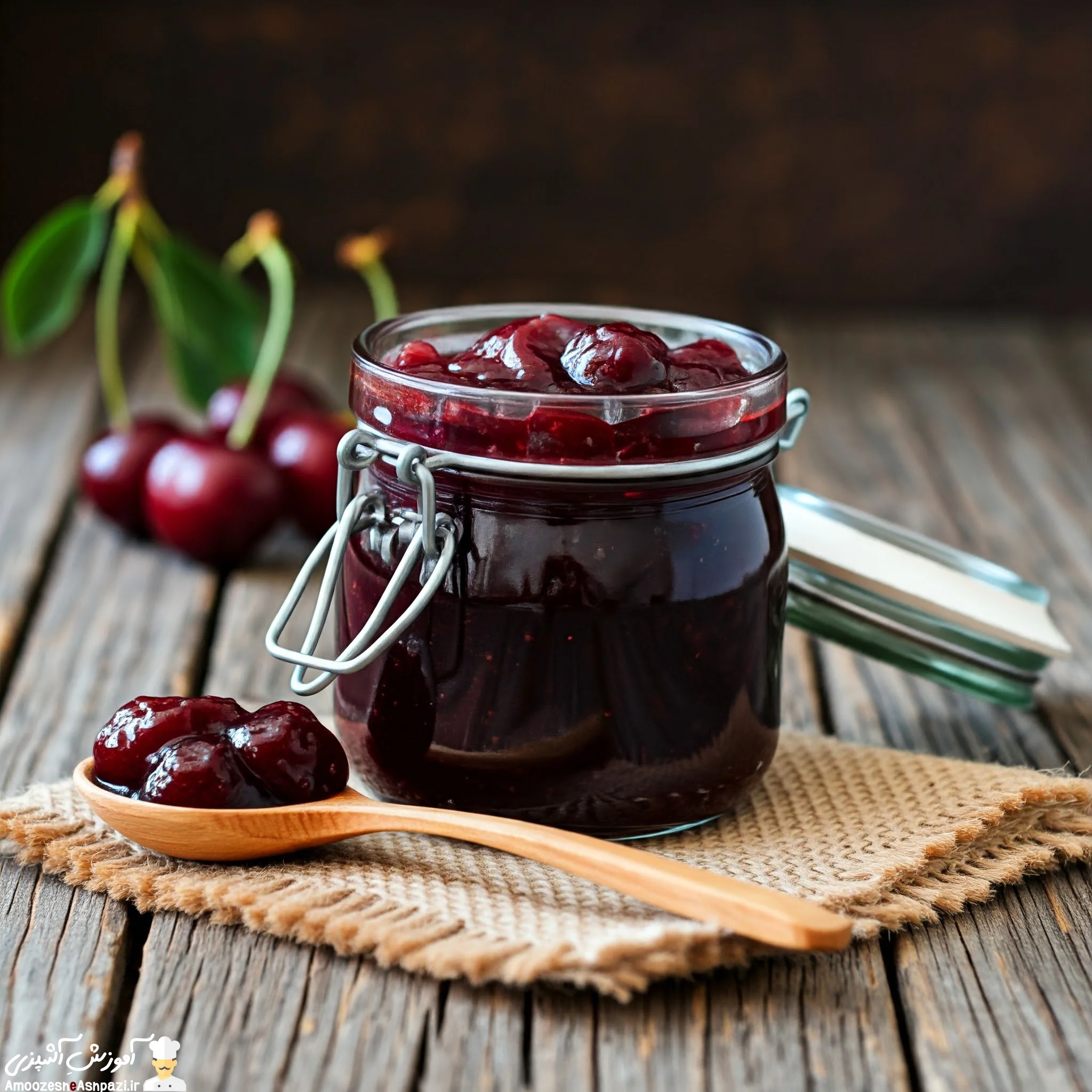 طریقه درست کردن مربای آلبالو به روش بازاری